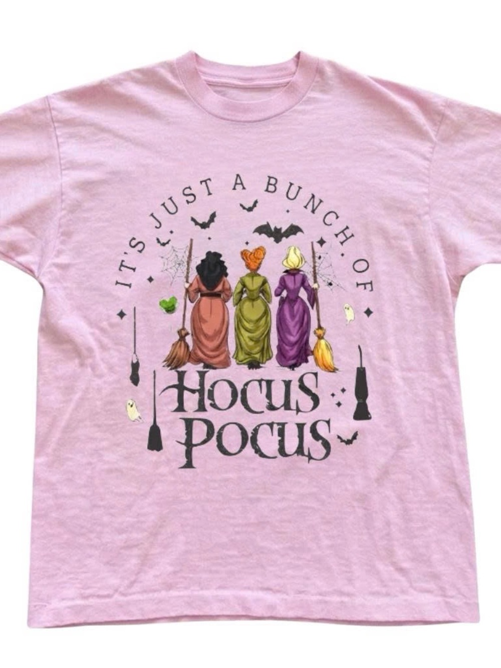 Hocus Pocus Girls' Pink Graphic Tee